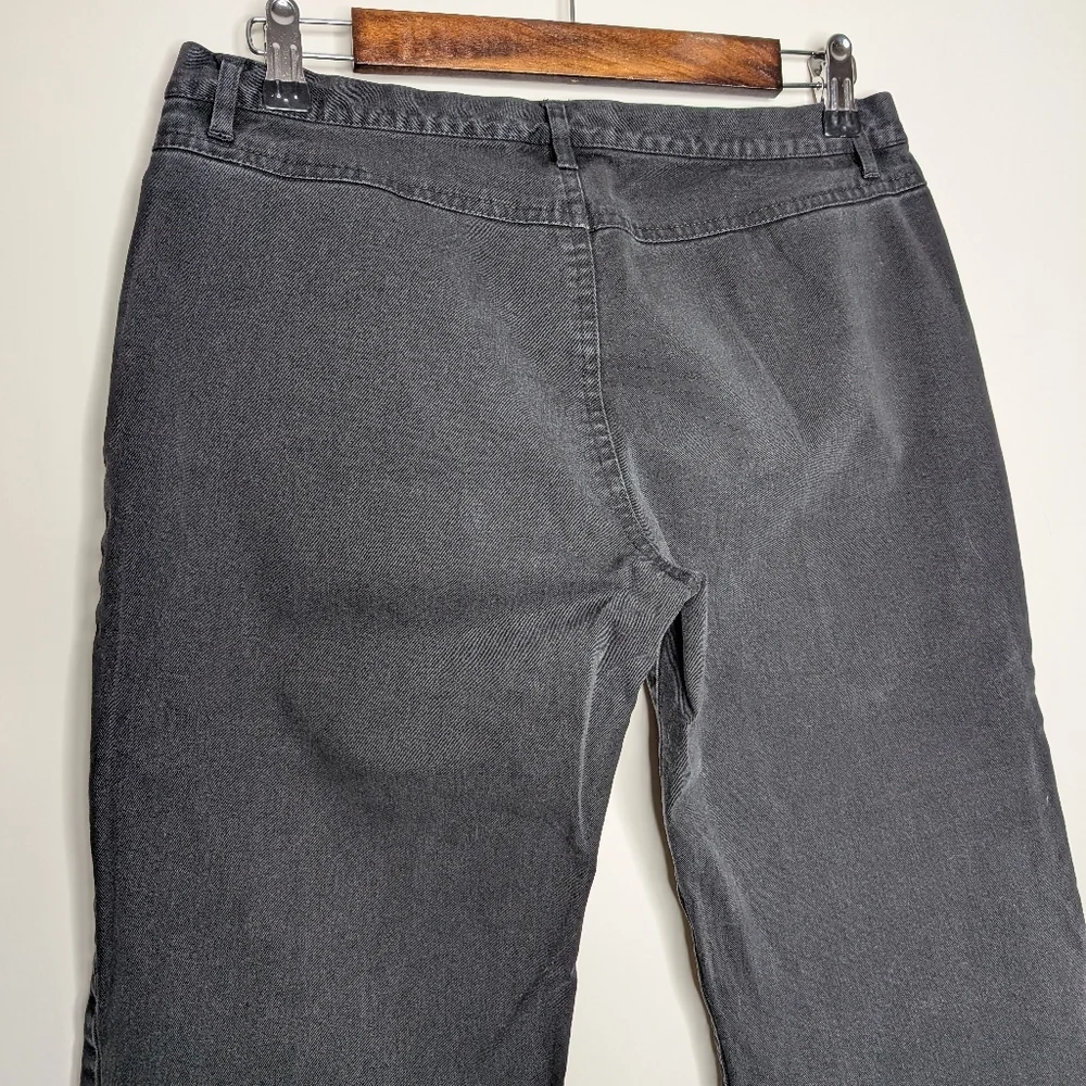 J. Crew Women's Black Casual Straight Leg Jeans Size 8